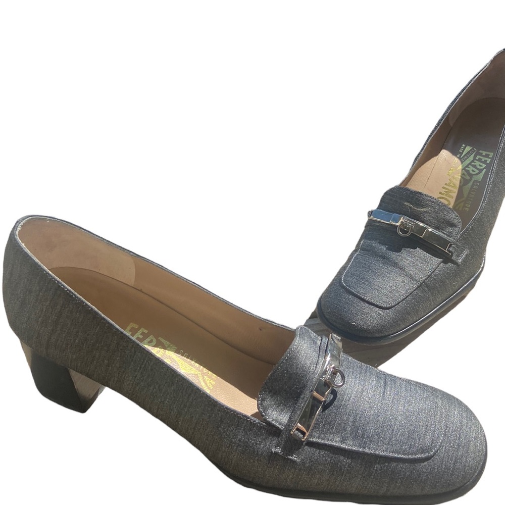 Ferragamo Gray Shoes-Size 8.5